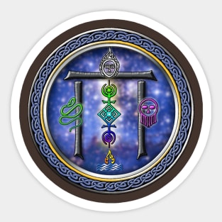 The Gate & the Spirits Sticker